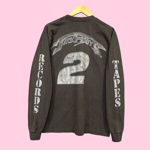 Travis Scott Cactus Jack Tapes Records Jackboys 2 Hip-Hop LS Tee L